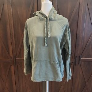 J Crew Green Hoodie Sweatshirt Medium